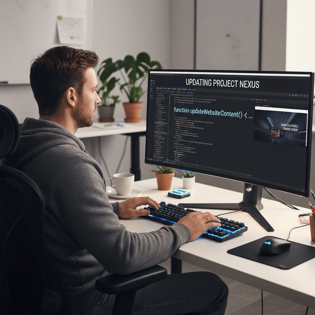 Site updates and maintenance